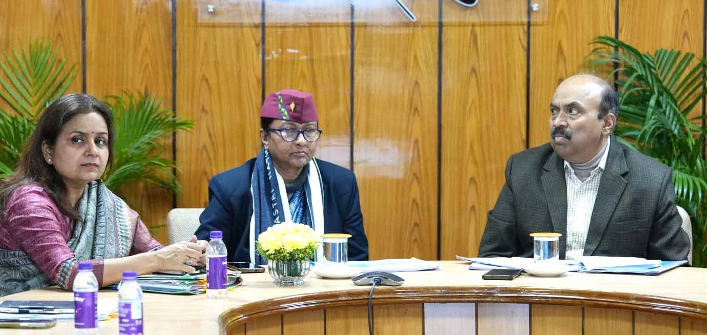 मुख्य सचिव राधा रतूड़ी ने 7वें कॉमन रिव्यू मिशन की बैठक में किया प्रतिभाग 