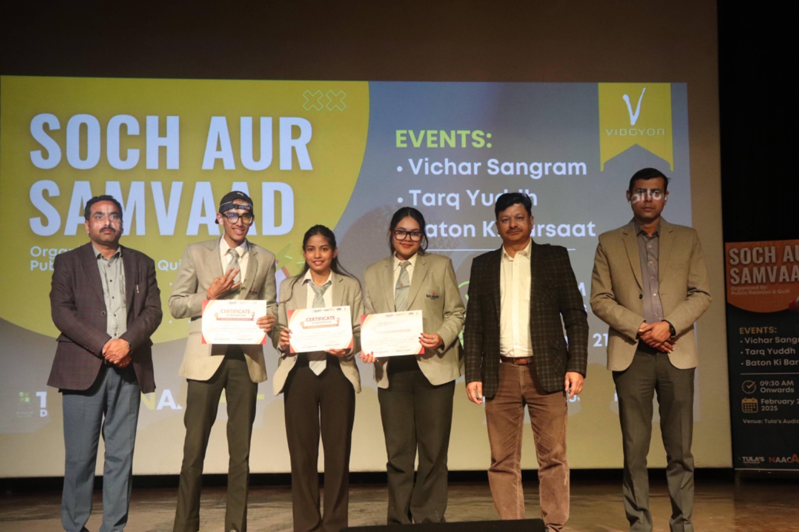 तुलाज़ इंस्टिट्यूट ने इंटर-कॉलेज साहित्यिक महोत्सव का किया आयोजन