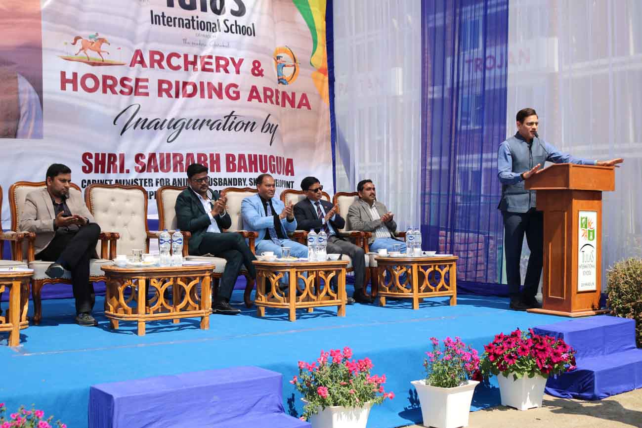 तुलाज़ इंटरनेशनल स्कूल में तीरंदाजी और घुड़सवारी एरिना का हुआ उद्घाटन