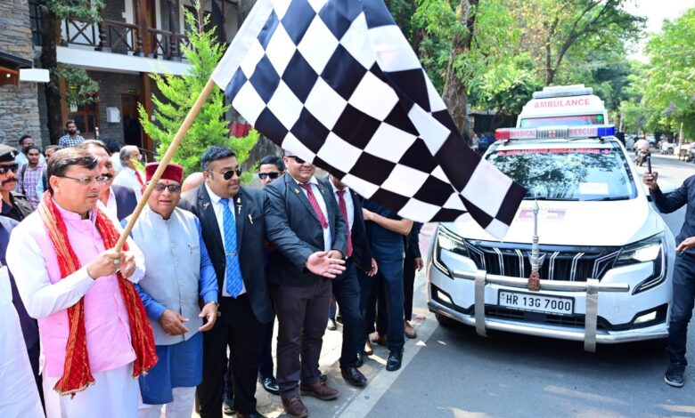 सीएम ने किया सिक्स सिग्मा हाई एल्टीट्यूड मेडिकल सर्विसेज की उच्च हिमालयी चिकित्सा सेवा का फ्लैग ऑफ सीएम ने किया सिक्स सिग्मा हाई एल्टीट्यूड मेडिकल सर्विसेज की उच्च हिमालयी चिकित्सा सेवा का फ्लैग ऑफ