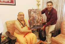 शारदा पीठाधीश्वर जगद्‌गुरू शंकराचार्य स्वामी राज राजेश्वराश्रम जी महाराज ने पैन इंडिया फिल्म ‘फायर वारियर्स’ के गीत ‘भागीरथों पुनः उठो’ का विमोचन किया