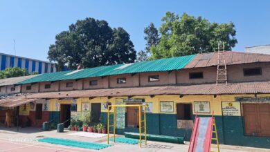 परेड ग्राउण्ड सरकारी स्कूल, भवन का मरम्मत कार्य शुरू