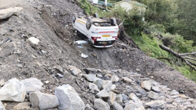एनएच विभाग को बड़े हादसे का इंतजार, राजमार्ग पर पलट रहे वाहन