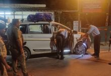 सुरक्षा व्यवस्था को सुनिश्चित करने के लिए चलाया जा रहा चैकिंग अभियान