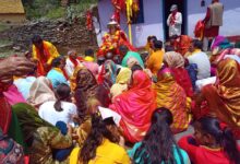 रानीगढ़ पट्टी की आराध्य देवराड़ी देवी अपनी देवरा यात्रा के अंतिम पड़ाव मायका गांव जलगांव पहुंची