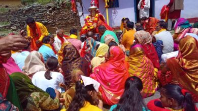 रानीगढ़ पट्टी की आराध्य देवराड़ी देवी अपनी देवरा यात्रा के अंतिम पड़ाव मायका गांव जलगांव पहुंची