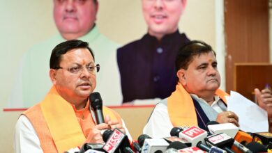 केन्द्र सरकार के 11 साल पूर्ण होने पर सीएम ने भाजपा कार्यालय में मीडिया से की वार्ता