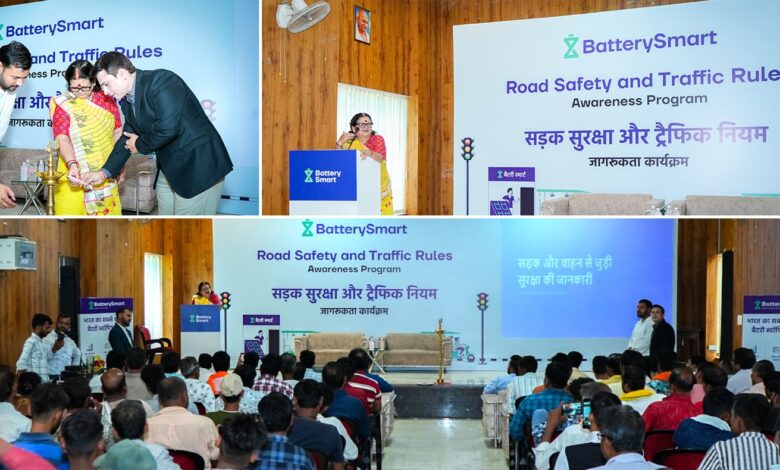बैटरी स्मार्ट ने कानपुर के ई-रिक्शा चालकों के लिए सड़क सुरक्षा और ट्रैफिक नियम जागरूकता अभियान चलाया