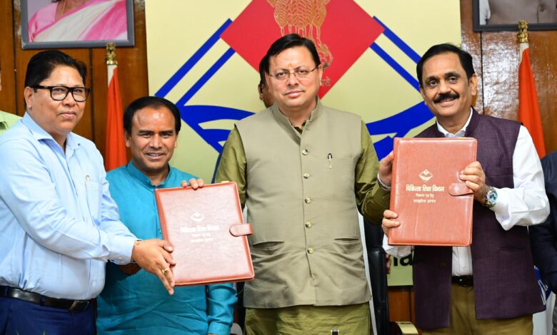 राजकीय मेडिकल कॉलेज देहरादून और हल्द्वानी में तीमारदारों के लिए विश्राम गृह बनाए जाएंगे, एम.ओ.यू. पर हस्ताक्षर