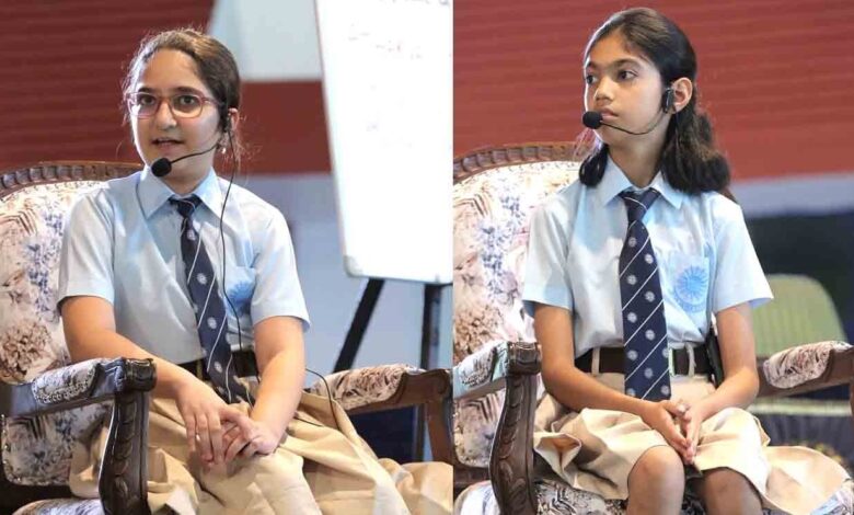 द आर्यन स्कूल में आयोजित हुई स्पेलथॉन प्रतियोगिता 2025