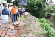 भारी बारिश से प्रभावित क्षेत्रों का कैबिनेट मंत्री गणेश जोशी ने किया निरीक्षण, मालसी के नए पुल निर्माण की डीपीआर तैयार करने के दिए निर्देश