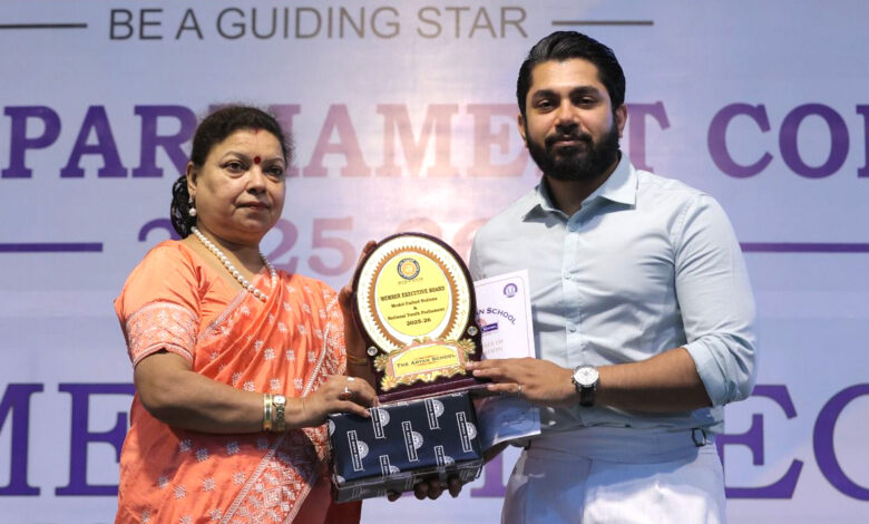 आर्यन स्कूल ने किया एमयूएन एवं युवा संसद सम्मेलन का आयोजन