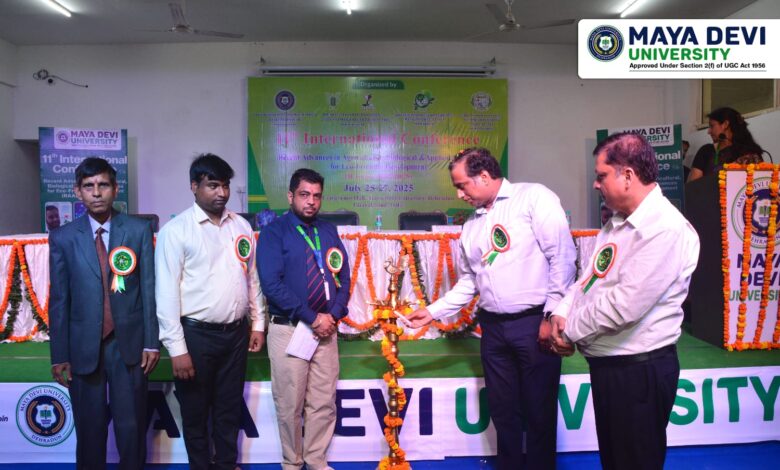 माया देवी विश्वविद्यालय में RAABASED-2025 अंतर्राष्ट्रीय सम्मेलन का भव्य समापन
