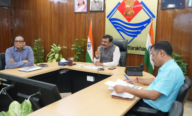 मुख्य सचिव ने प्रदेश में बैराज, चेकडैम एवं जलाशयों के निर्माण एवं संतृप्तिकरण की प्रगति की समीक्षा की