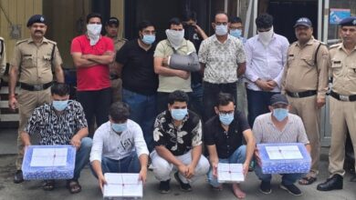 पुलिस ने जुआरियो के अरमानों पर फेरा पानी, मकान स्वामी सहित 12 लोगों को पुलिस ने किया गिरफ्तार