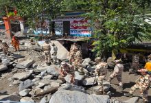 चेपडो गांव में तैयार किया गया हेलीपैड, चार घायलों किया गया एयरलिफ्ट
