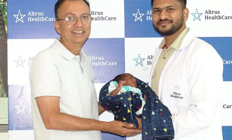 ऑल्ट्रस हेल्थकेयर ने दुर्लभ स्थिति वाले नवजात शिशु की जीवन रक्षक सर्जरी की