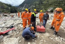 धराली आपदा : सेना के 9 जवानों सहित 66 लोग लापता