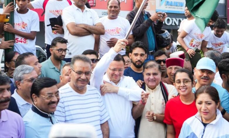 सीएम ने किया ‘सेवा पखवाड़ा’ कार्यक्रम के अंतर्गत आयोजित ‘नमो युवा रन’ का फ्लैग ऑफ