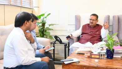 कृषि मंत्री गणेश जोशी ने अतिवृष्टि के कारण किसानों की फसलों को हुए नुकसान की समीक्षा की