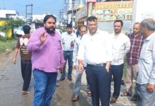 मेयर सौरभ थपलियाल ने किया पार्षद संग वार्ड का निरीक्षण