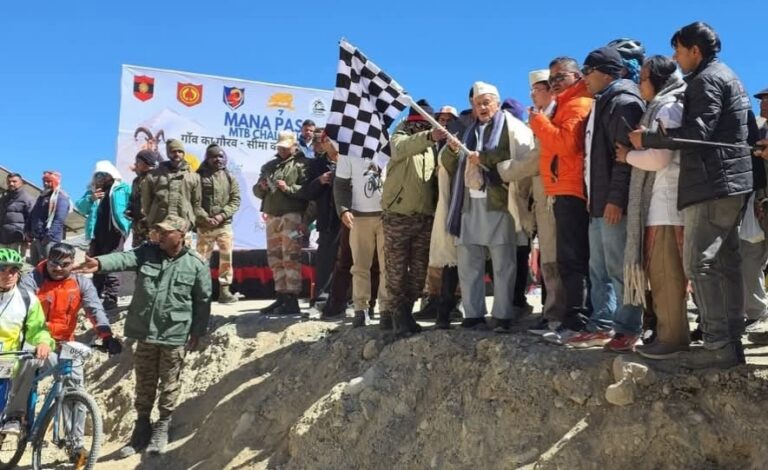 विश्व पर्यटन दिवस 2025 के अवसर पर माणा पास दर्रे में एमटीबी चेलेंज की धूम