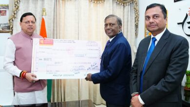 टीएचडीसी इंडिया लिमिटेड ने मुख्यमंत्री राहत कोष में दिया 1 करोड़ रुपये का योगदान