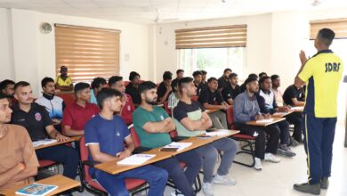 4310 स्वयंसेवकों को मिलेगा आपदा प्रबंधन का प्रशिक्षण, SDRF वाहिनी मुख्यालय में शुरू हुआ “युवा आपदा मित्र प्रशिक्षण कार्यक्रम”