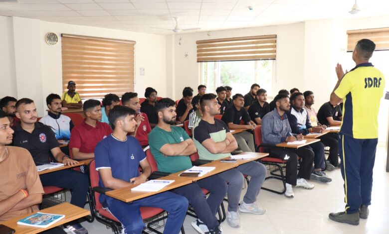 4310 स्वयंसेवकों को मिलेगा आपदा प्रबंधन का प्रशिक्षण, SDRF वाहिनी मुख्यालय में शुरू हुआ “युवा आपदा मित्र प्रशिक्षण कार्यक्रम”