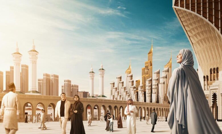 महामहिम क्राउन प्रिंस ने मक्का में “किंग सलमान गेट” परियोजना की घोषणा की