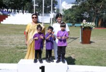 आर्यन स्कूल में आयोजित हुआ 25वां जूनियर स्कूल वार्षिक खेल दिवस