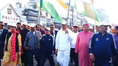 यूनिटी मार्च में सड़क पर उतरा दून, मुख्यमंत्री और रेखा आर्या ने दिखाई हरी झंडी