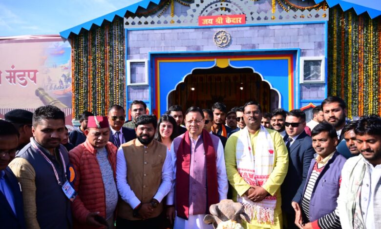 सीएम धामी ने किया देशभर से आये अखिल भारतीय विद्यार्थी परिषद के पदाधिकारियों का स्वागत 