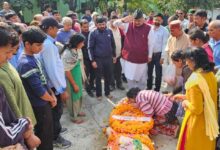 सैनिक कल्याण मंत्री गणेश जोशी ने नायब सूबेदार प्रदीप सिंह रौथाण के निधन पर व्यक्त किया शोक