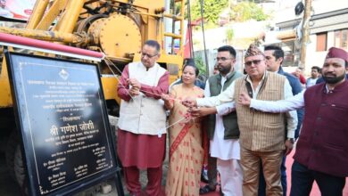 कैबिनेट मंत्री गणेश जोशी ने किया नयागांव हाथीबड़कला में 619 लाख की पेयजल योजना का शिलान्यास