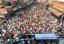 नम आंखों से दी गई शहर क़ाज़ी को अंतिम विदाई नम आंखों से दी गई शहर क़ाज़ी को अंतिम विदाई