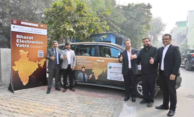 उत्तर प्रदेश में इलेक्ट्रॉनिका इंडिया और प्रोडक्ट्रोनिका इंडिया ने भारत इलेक्ट्रॉनिक्स यात्रा का शुभारंभ किया