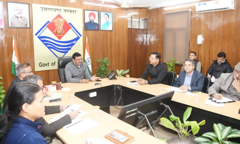 सीएस ने प्रदेश के अंतर्गत राष्ट्रीय राजमार्ग के नयी एवं गतिमान परियोजनाओं की समीक्षा की