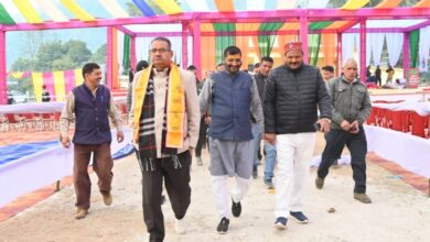 किसान दिवस 2025 का कृषि मंत्री गणेश जोशी ने गौचर में कार्यक्रम स्थल का किया निरीक्षण