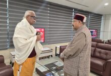 महाराज ने गोवा के राज्यपाल का देवभूमि आगमन पर किया स्वागत