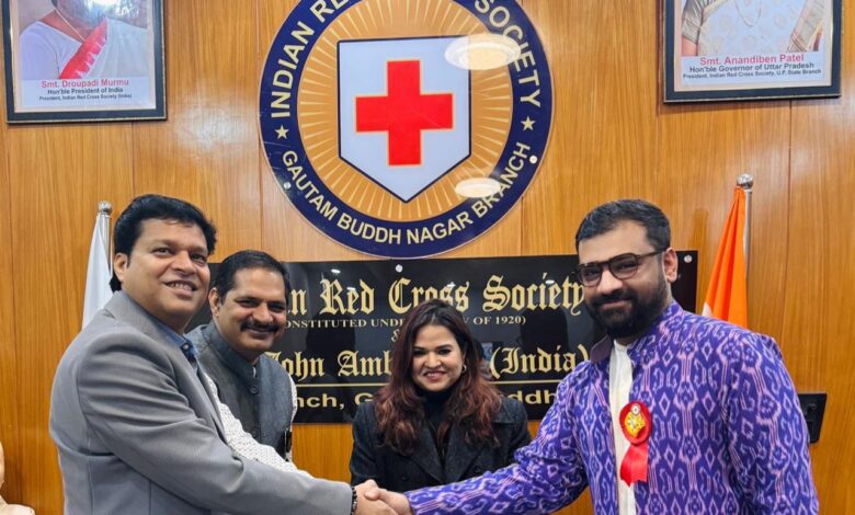 रेड क्रॉस ने देहरादून के अनुराग चौहान को पैट्रन के रूप में किया शामिल