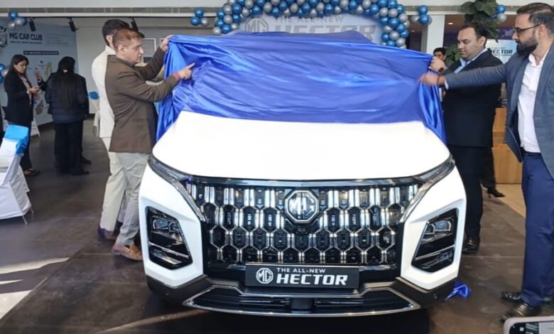 जेएसडब्ल्यू एमजी मोटर इंडिया ने ऑल-न्यू हेक्टर उन्नत डिज़ाइन लॉन्च की