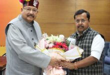 महाराज ने की भाजपा के नवनियुक्त राष्ट्रीय कार्यकारी अध्यक्ष से शिष्टाचार भेंट