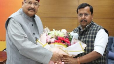 महाराज ने की भाजपा के नवनियुक्त राष्ट्रीय कार्यकारी अध्यक्ष से शिष्टाचार भेंट