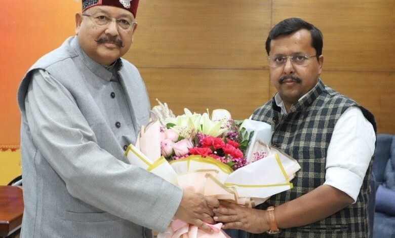 महाराज ने की भाजपा के नवनियुक्त राष्ट्रीय कार्यकारी अध्यक्ष से शिष्टाचार भेंट