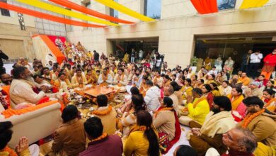 नववर्ष का प्रारंभ वैदिक मंत्रों के साथ रौद्रसिद्धि अनुष्ठान में शांति और सद्भाव का आह्वान