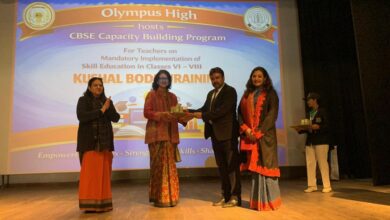 ओलंपस हाई में सीबीएसई कपैसिटी बिल्डिंग कार्यशाला का आयोजन