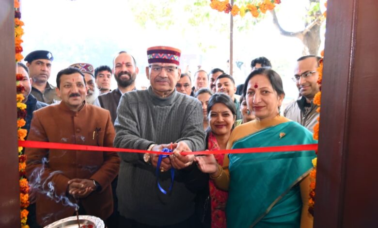 मसूरी के बार्लोगंज में अर्बन आयुष्मान आरोग्य मंदिर का मंत्री गणेश जोशी ने किया लोकार्पण, क्षेत्रवासियों को मिलेगा निःशुल्क उपचार का लाभ