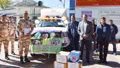 सरकार ने चमोली जिले के लिए पशुपालन विभाग एवं भारत-तिब्बत सीमा पुलिस बल को वेटेनरी मेडिकेयर यूनिट वाहन उपलब्ध कराया