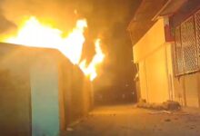 फर्नीचर वर्कशॉप में लगी भीषण आग